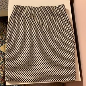 Checkered LOFT Pencil Skirt